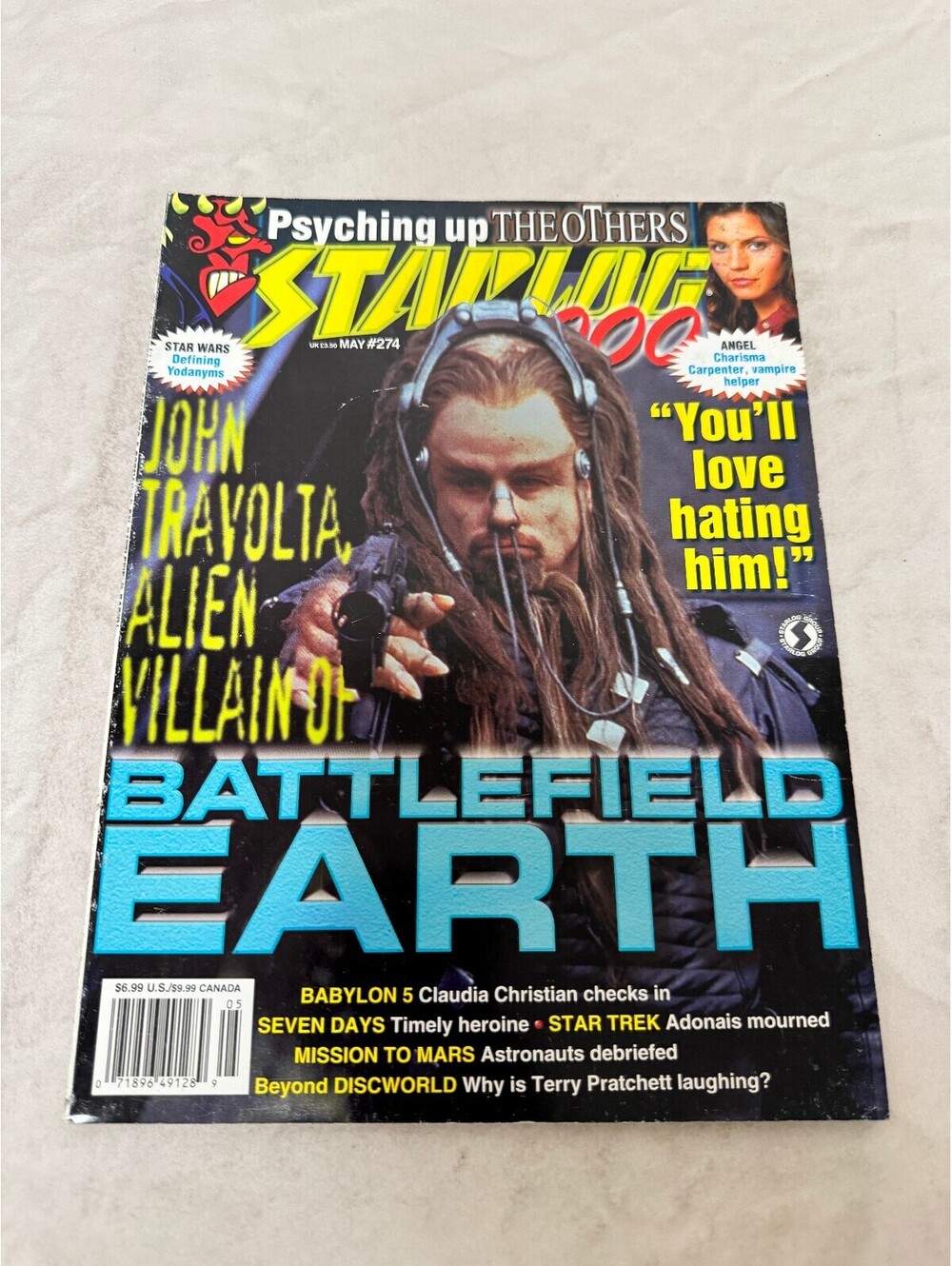 Starlog Magazine Issue 274 May 2000 Battlefield Earth Charisma Carpenter